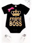 Ошатний дитячий бодік з бантиком Mini Boss